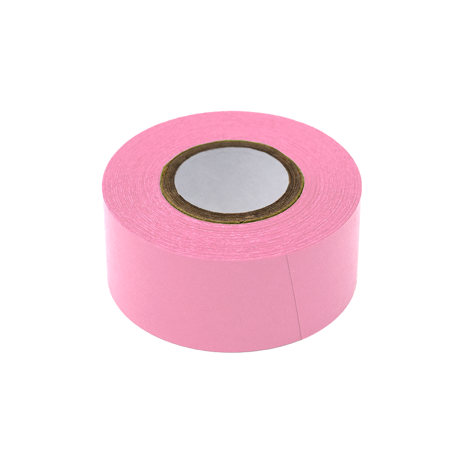 Globe Scientific Labeling Tape, 1" x 500" per Roll, 3 Rolls/Box, Pink  Image